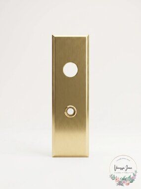 Emtek Replacement Quincy Plate for Single Point Sideplate Locks